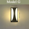 Modern IP66 Waterproof LED Outdoor Wall Lamp Aluminum Porch Garden Light 11