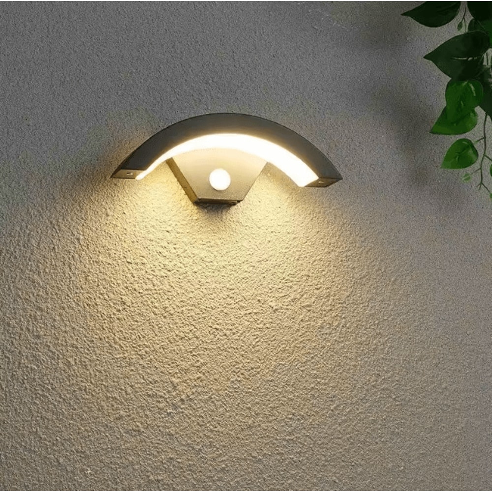Smart PIR Motion Sensor Outdoor Wall Light IP65 Waterproof LED Porch Garden Lamp 1