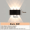 Modern Aluminum LED Waterproof Wall Lamp IP65 Indoor Outdoor Wall Light 4