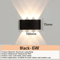 Modern Aluminum LED Waterproof Wall Lamp IP65 Indoor Outdoor Wall Light 4