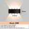 Modern Aluminum LED Waterproof Wall Lamp IP65 Indoor Outdoor Wall Light 6