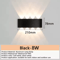 Modern Aluminum LED Waterproof Wall Lamp IP65 Indoor Outdoor Wall Light 6