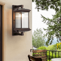 modern new chinese outdoor wall light – waterproof garden & balcony corridor lamp