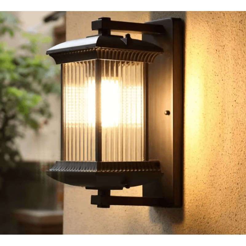 Modern New Chinese Outdoor Wall Light Waterproof Garden Balcony Corridor Lamp 1