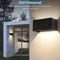 Modern Aluminum LED Up Down Wall Lamp IP65 Waterproof Porch Garden Light 12W24W 1
