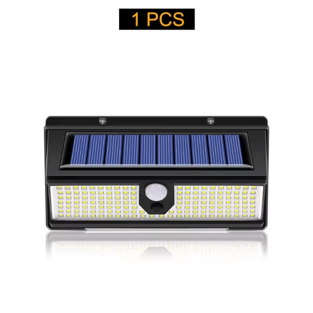 190 LED Solar Motion Sensor Wall Light 4Mode Waterproof Outdoor Security Lamp 3