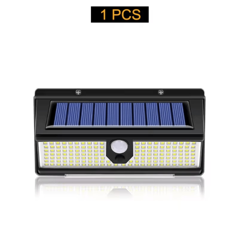 190 LED Solar Motion Sensor Wall Light 4Mode Waterproof Outdoor Security Lamp 3