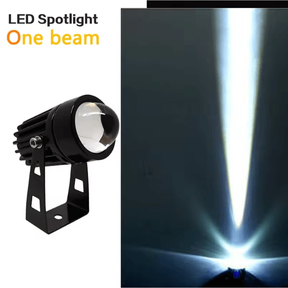 Modern RGB LED Outdoor Wall Spotlight IP66 Waterproof Landscape Beam Light 9W12W 4