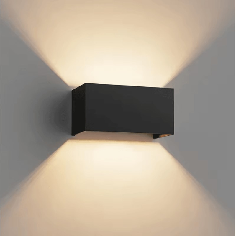 Modern Aluminum LED Wall Lamp IP65 Waterproof Indoor Outdoor Porch Light 12W24W 0