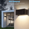 Modern Aluminum LED Wall Lamp IP65 Waterproof Indoor Outdoor Porch Light 12W24W 1