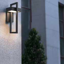 retro waterproof outdoor led wall sconce – 10w vintage black garden & porch lamp