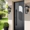 Retro Waterproof Outdoor LED Wall Sconce 10W Vintage Black Garden Porch Lamp 1