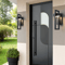 Retro Waterproof Outdoor LED Wall Sconce 10W Vintage Black Garden Porch Lamp 1