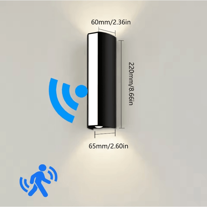Modern Up Down LED Wall Lamp 10W Waterproof Indoor Outdoor Porch Light 4