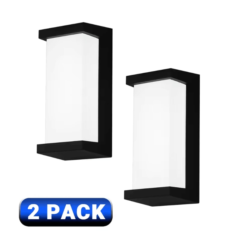 24W IP65 Waterproof LED Outdoor Wall Lamp Modern Porch Garden Light 9