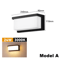 24W IP65 Waterproof LED Outdoor Wall Lamp Modern Porch Garden Light 4