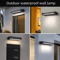 Adjustable Beam LED Outdoor Wall Lamp IP65 Waterproof Aluminum Garden Light 2