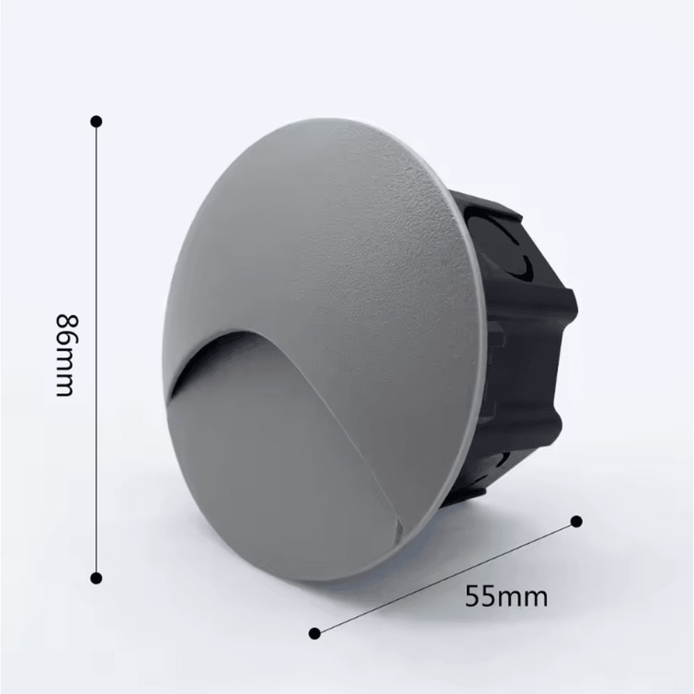 Recessed LED Stair Sensor Light IP65 Waterproof Outdoor Step Wall Lamp 4
