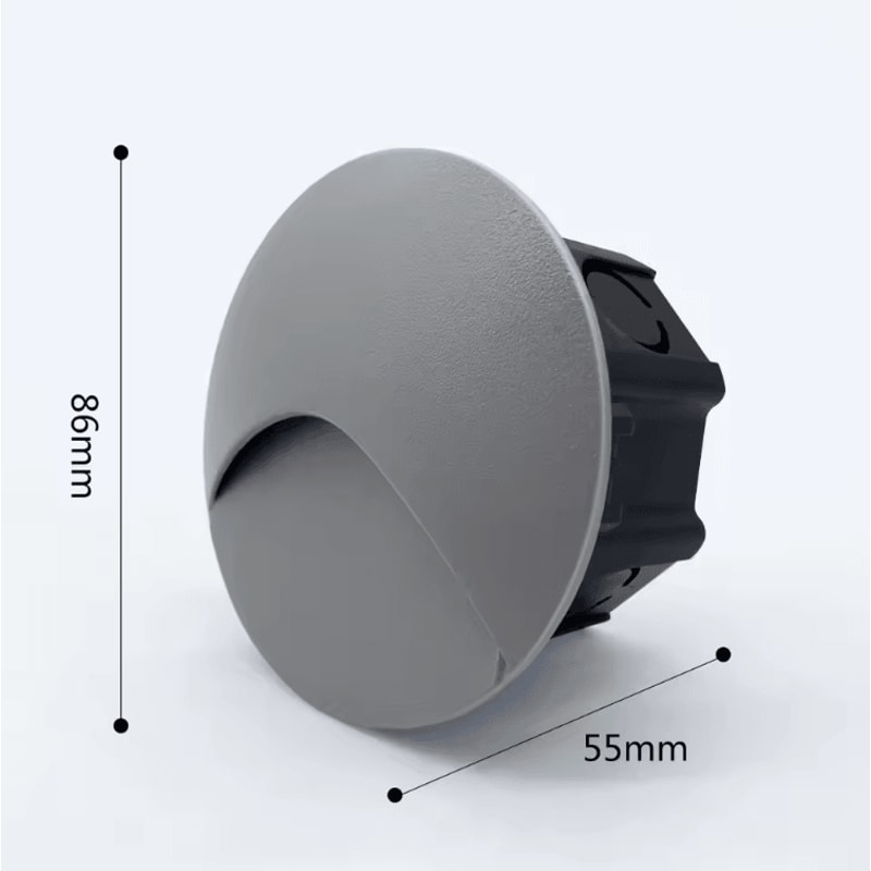 Recessed LED Stair Sensor Light IP65 Waterproof Outdoor Step Wall Lamp 4