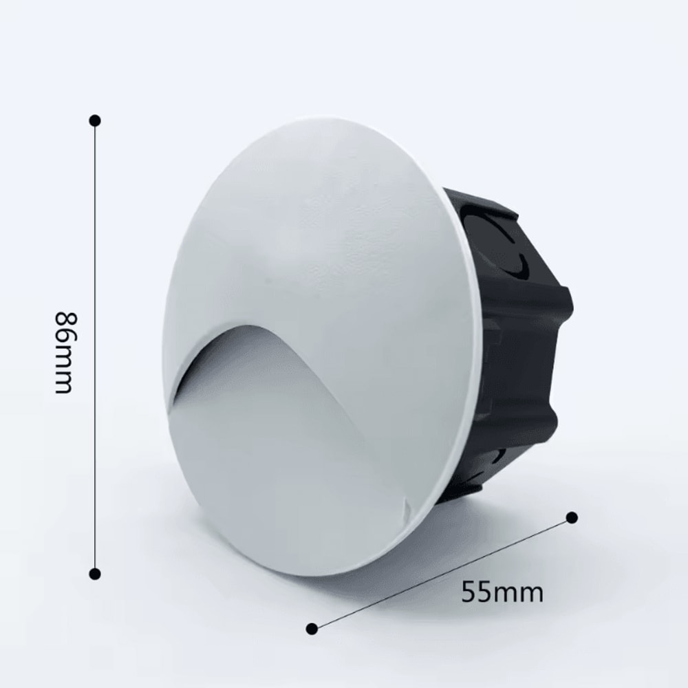 Recessed LED Stair Sensor Light IP65 Waterproof Outdoor Step Wall Lamp 8