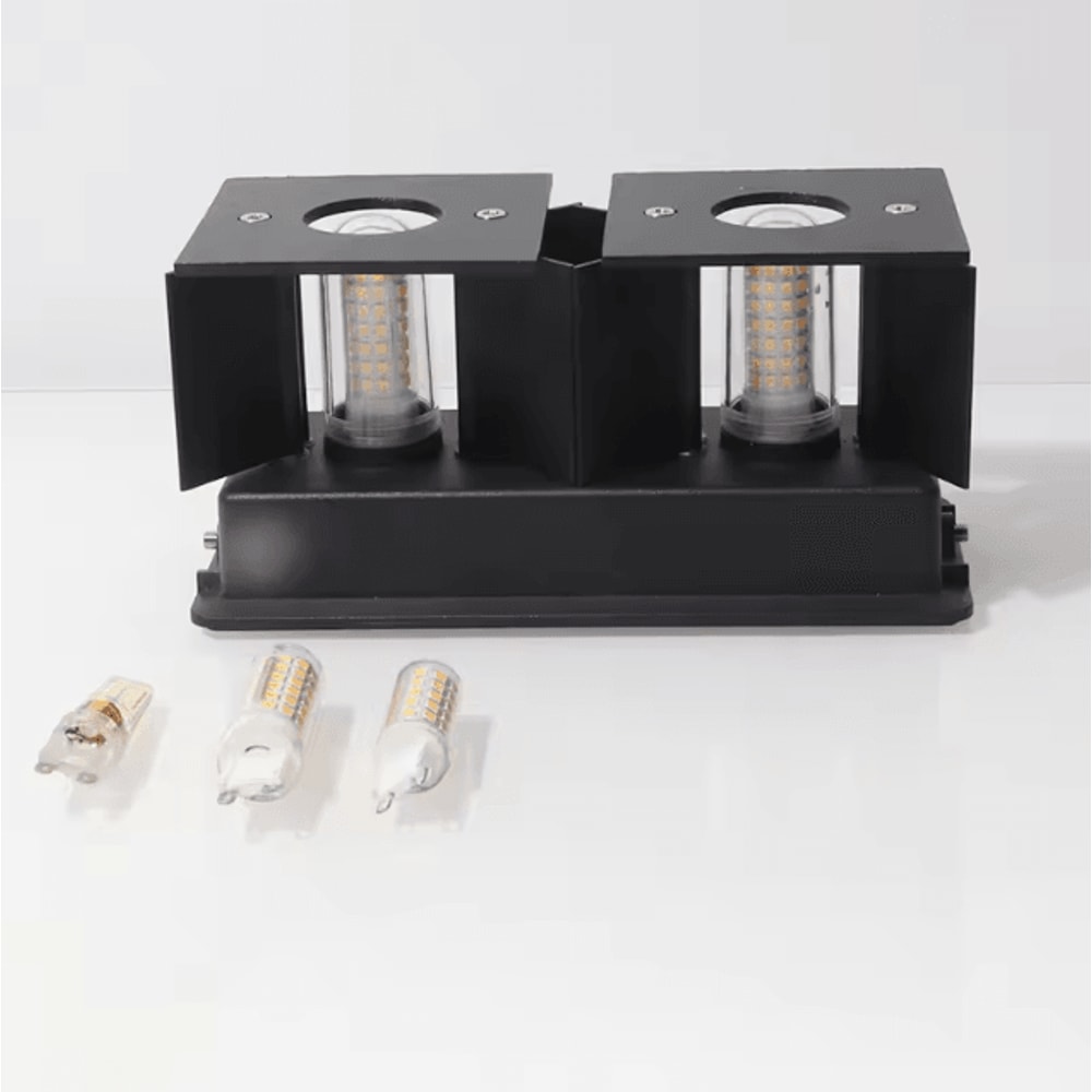 Modern G9 Waterproof Outdoor LED Wall Lamp Aluminum Porch Garden Light 2