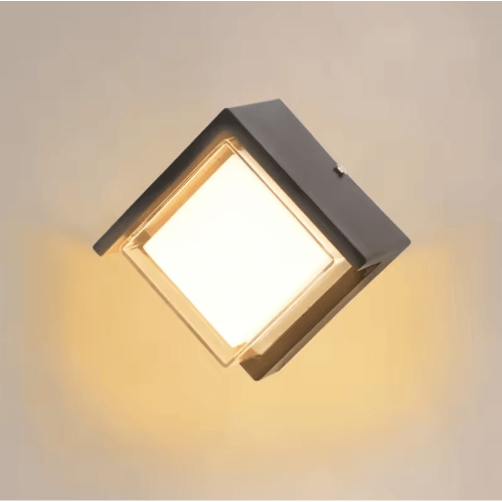 Modern Waterproof LED Outdoor Wall Lamp Porch Garden Indoor Wall Light AC85265V 9