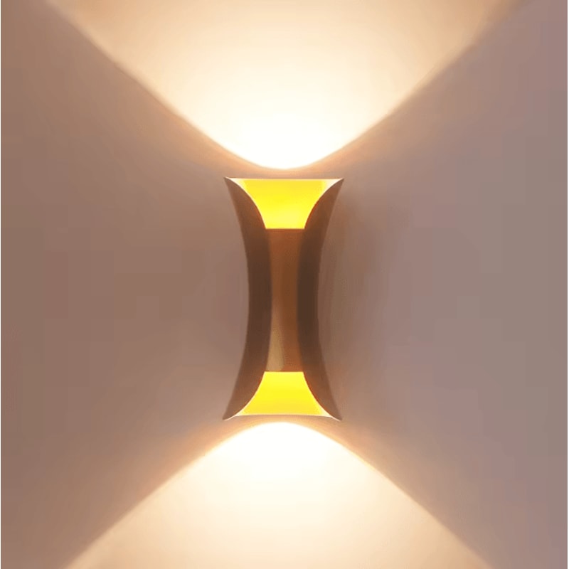 Modern Waterproof LED Outdoor Wall Lamp Porch Garden Indoor Wall Light AC85265V 4