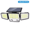 3Head Solar Motion Sensor Flood Light 236 LED Waterproof Outdoor Security Lamp 3