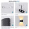 Modern Nordic Up Down LED Wall Lamp Minimalist Indoor Bedroom Corridor Sconce 2
