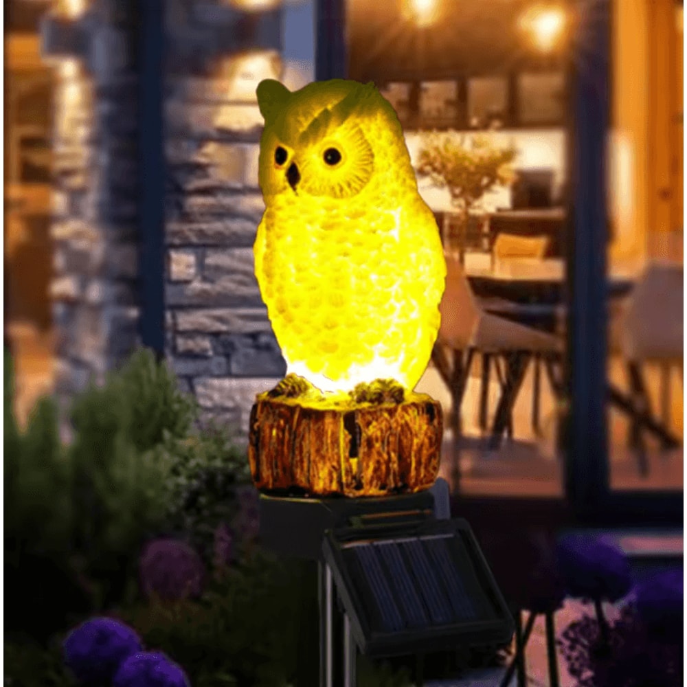 Cute Solar Animal Garden Light Waterproof Decorative Figurine Lamp For Pathway Patio 4