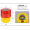 Solar LED Crane Warning Light Waterproof Emergency Beacon For Construction Road Safety 6