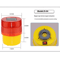Solar LED Crane Warning Light Waterproof Emergency Beacon For Construction Road Safety 6