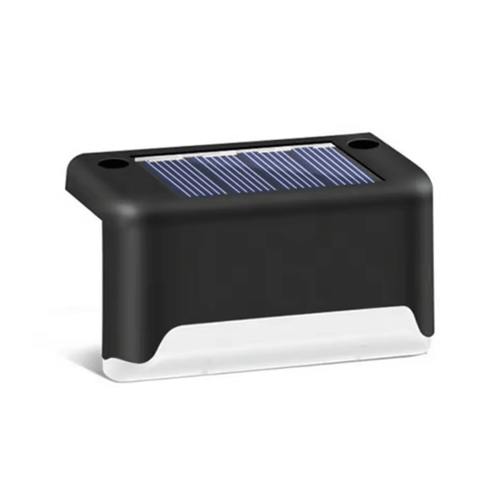 Warm White Solar Step Lights IP65 Waterproof LED Fence Garden Wall Lamp 9