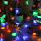 Solar Snowflake Fairy String Lights Waterproof Outdoor Holiday Decoration 1