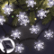 Solar Snowflake Fairy String Lights Waterproof Outdoor Holiday Decoration 3