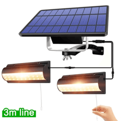 solar pendant shed light with pull cord – waterproof indoor & outdoor solar lamp