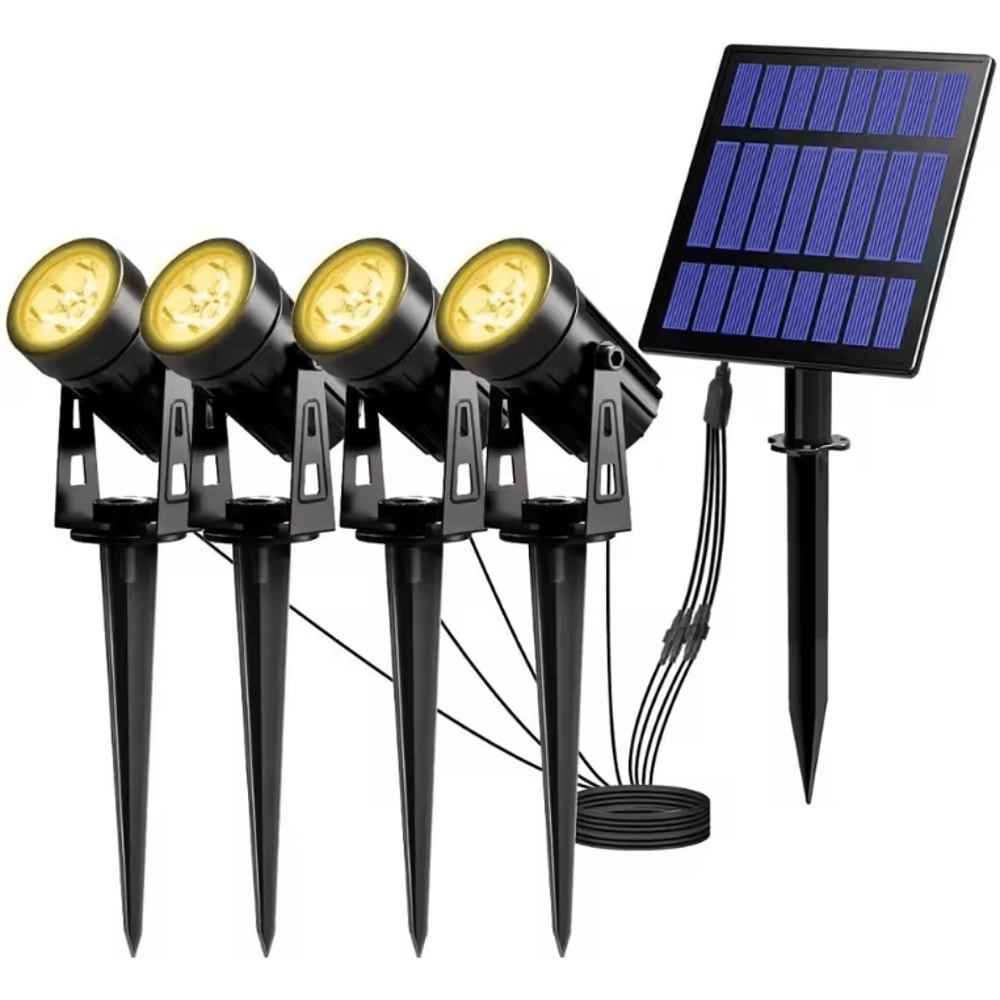 Aluminum Solar Spotlight Outdoor IP65 Waterproof Solar Landscape Garden Tree Light 9