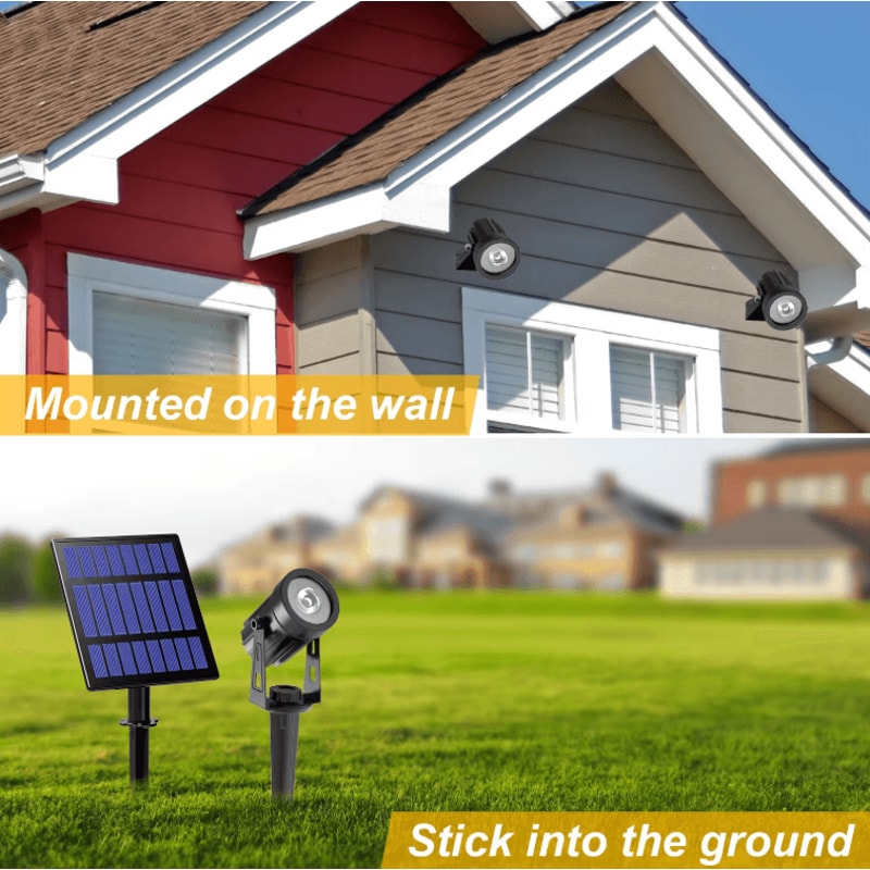 Aluminum Solar Spotlight Outdoor IP65 Waterproof Solar Landscape Garden Tree Light 1