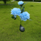 Solar Peony Flower Garden Lights 3Head Pink Waterproof LED Outdoor Pathway Decor 3