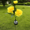 Solar Peony Flower Garden Lights 3Head Pink Waterproof LED Outdoor Pathway Decor 6