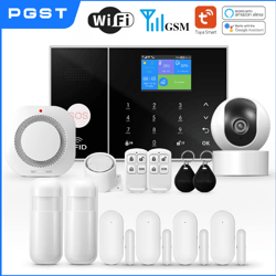 pgst smart wifi gsm home security alarm system – tuya app & alexa compatible