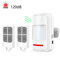Wireless PIR Motion Sensor Alarm 120dB Infrared Human Detection Security Alarm With 433MHz Remote 0