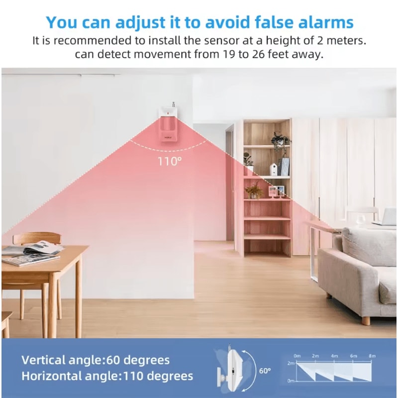 KERUI Wireless PIR Motion Sensor Detector Intelligent Infrared Security Sensor For W181W202 Alarm 2