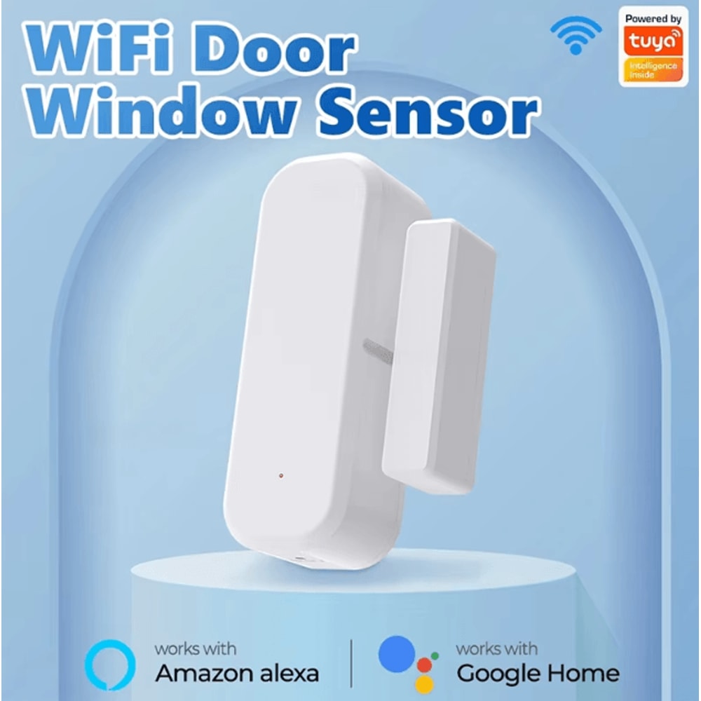 Tuya Smart WiFi Door Window Sensor Wireless Door OpenClose Detector For Alexa Google Home 0