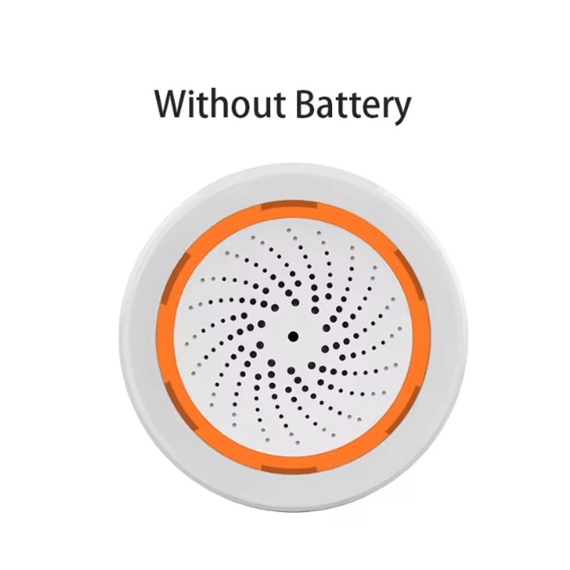 Haozee Tuya ZigBee Smart Siren Alarm 90dB Sound Light Security Alarm For Smart Home 4