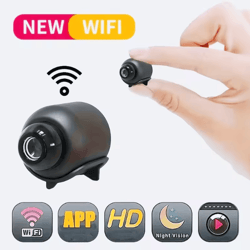 mini wireless smart security camera – night vision motion detection cctv with remote app monitoring