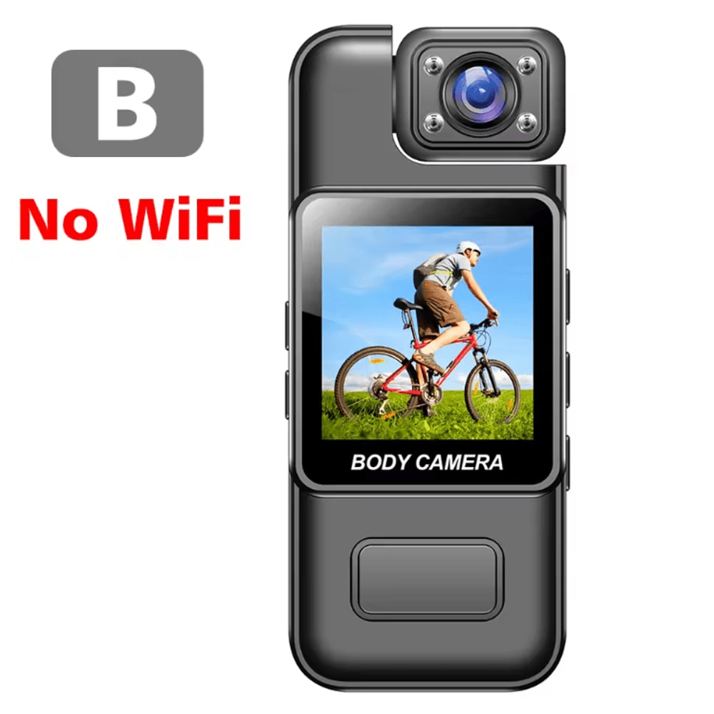 4K Mini WiFi Body Camera Portable HD Night Vision Security Cam With DVR Recording 4