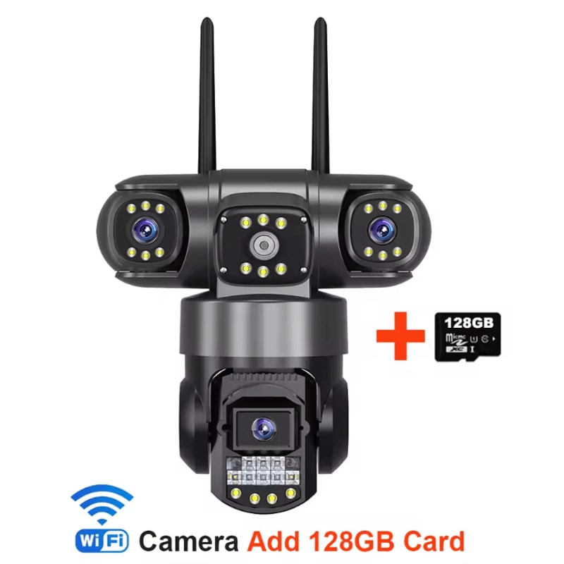 V380 Pro 12MP 6K TripleLens WiFi Security Camera Outdoor PTZ AI Tracking CCTV With Night Vision 5