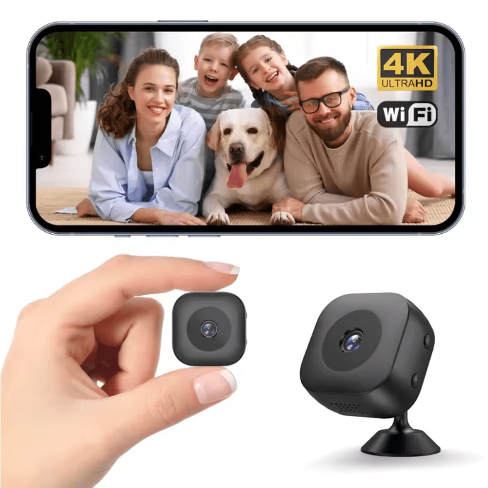 Mini 4K WiFi Security Camera Wireless Smart Surveillance Cam With Night Vision Motion Detection 2