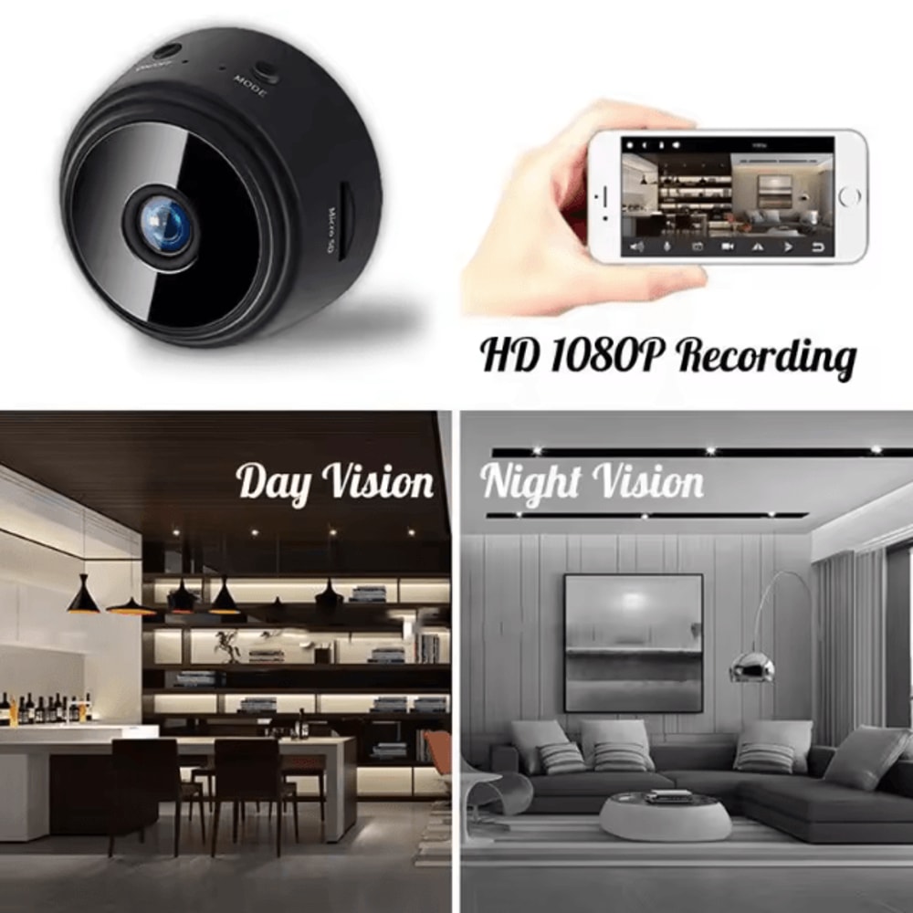 A9 HD Mini WiFi Security Camera Wireless Smart Surveillance Cam With Night Vision 4